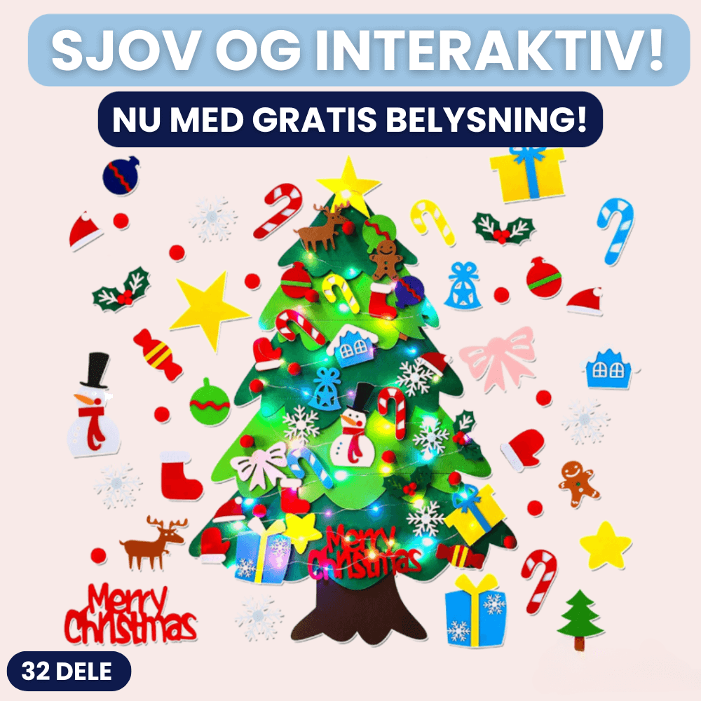 JuleHygge™ - Juletræ af filt