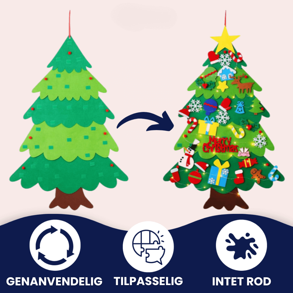 JuleHygge™ - Juletræ af filt
