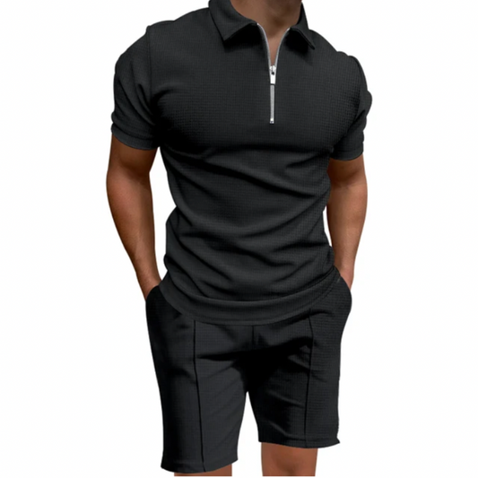 Mads™ | Sæt med poloshirt og shorts