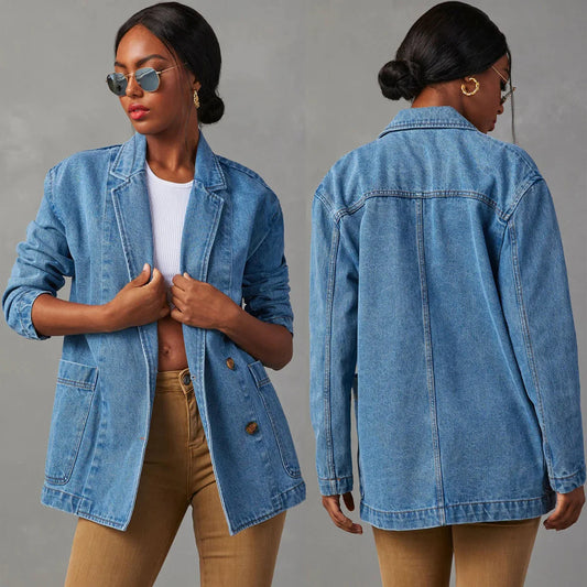 Mette™ | Denim Blazer